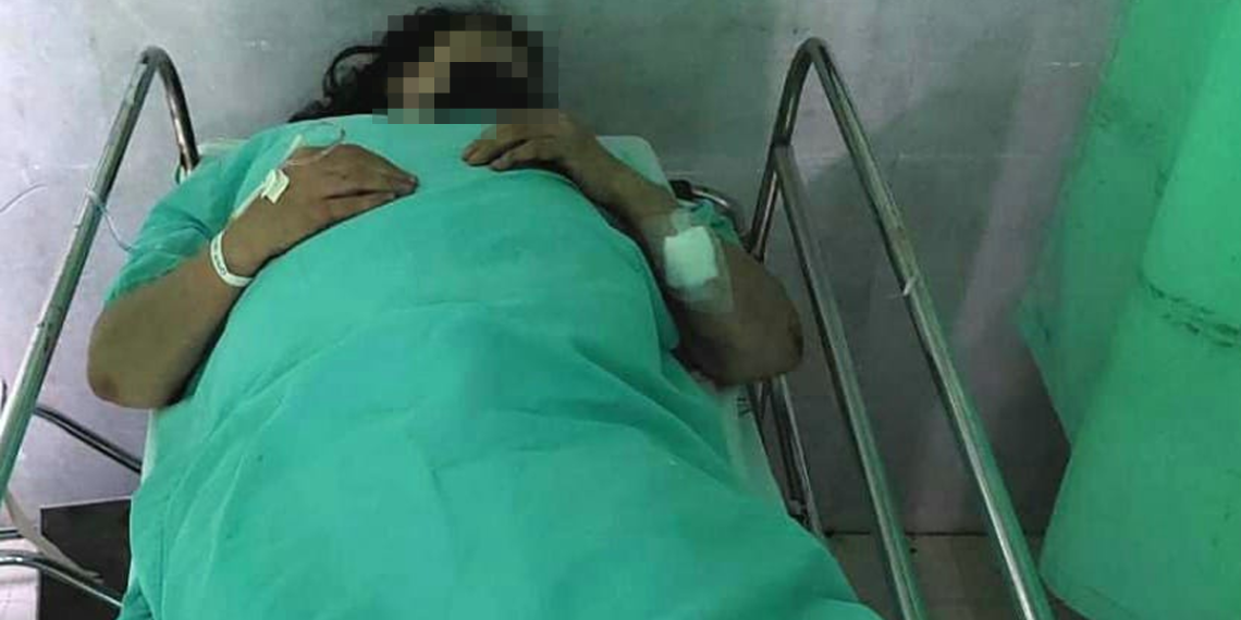 Mujer se lanza de un segundo piso; su esposo la tenía encerrada