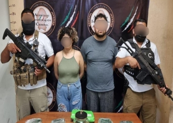 Cae pareja con cinco kilos de marihuana en Piedras Negras