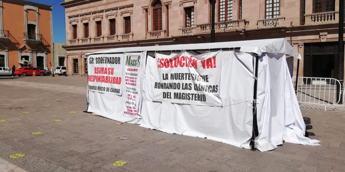 La dignidad magisterial resiste en el plantón