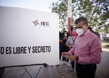 En Coahuila se garantiza el derecho al voto: Riquelme