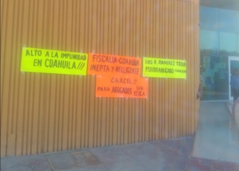 Piden cárcel para gente sin ética