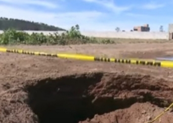 Aparece otro hundimiento en zona cercana al socavón de Puebla