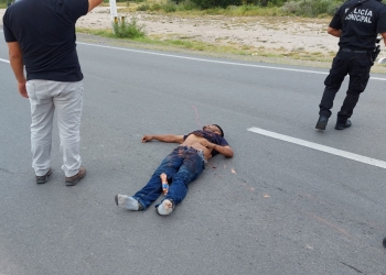 Lo atropellan sobre transitado bulevar