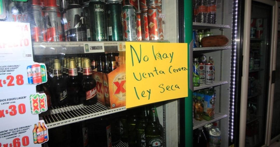 Venta de alcohol durante ley seca se sancionará penalmente