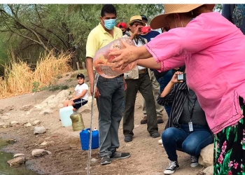 Habitantes de Hermosillo participan en ‘Galotón’ para salvar la Laguna de la Sauceda