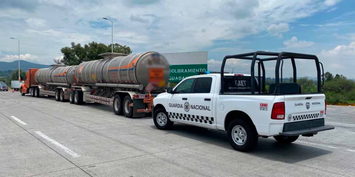 GN asegura más de 100 mil litros de combustible robado