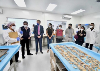 Supervisan análisis post mortem de cuerpos recuperados en exhumaciones