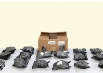 Detectan cuatro kilos de marihuana en camión de paquetería