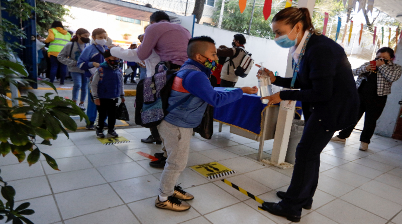 10% de los alumnos regresó a las aulas