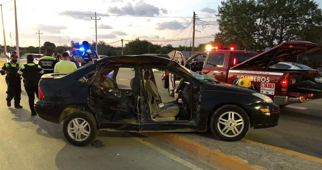 Accidente en el Ejido Piedras Negras ante Asuntos Viales