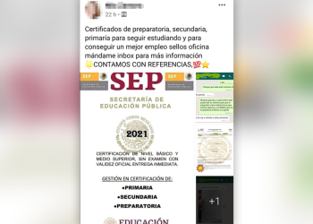 Ofertan certificados escolares falsos; no hay denuncias