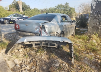 Se registra choque aparatoso en colonia Doctores