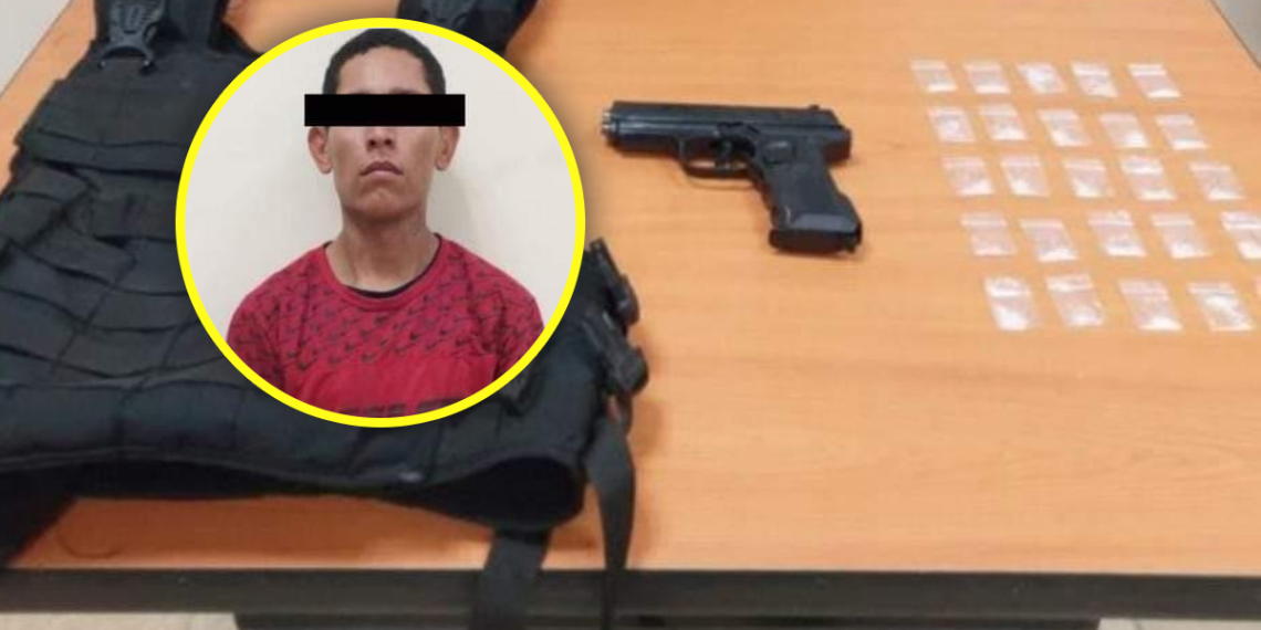 Será judicializado detenido con droga y equipo táctico