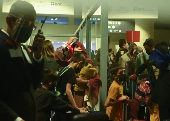 175 afganos llegan a México perteneciente al cuarto grupo de refugiados