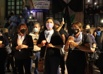Se manifiestan contra  la ‘ideología de muerte’