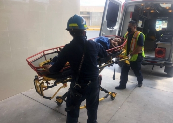 Trasladan a menor electrocutado