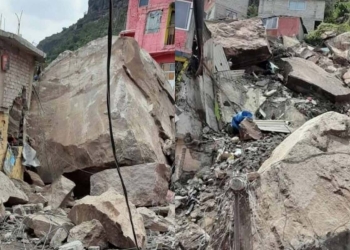 Se desgaja Cerro del Chiquihuite en el Edomex; casas quedan sepultadas