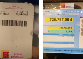 Intenta pagar boleto de estacionamiento de 2017; debe más de 700 mil pesos