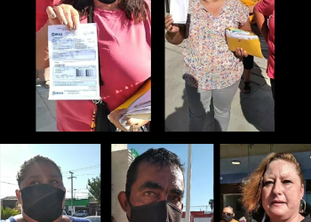No tienen agua, pero sí les llega el recibo