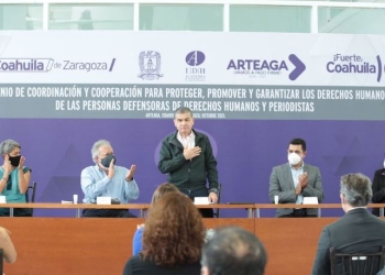Firman convenio para protección de Periodistas y Defensores de Derechos Humanos