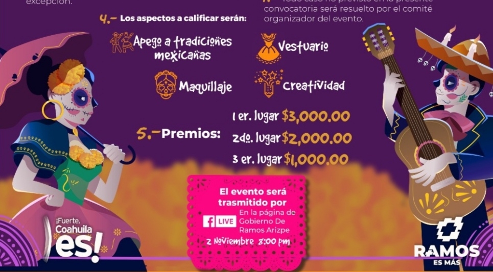 Convocan a concurso de catrinas