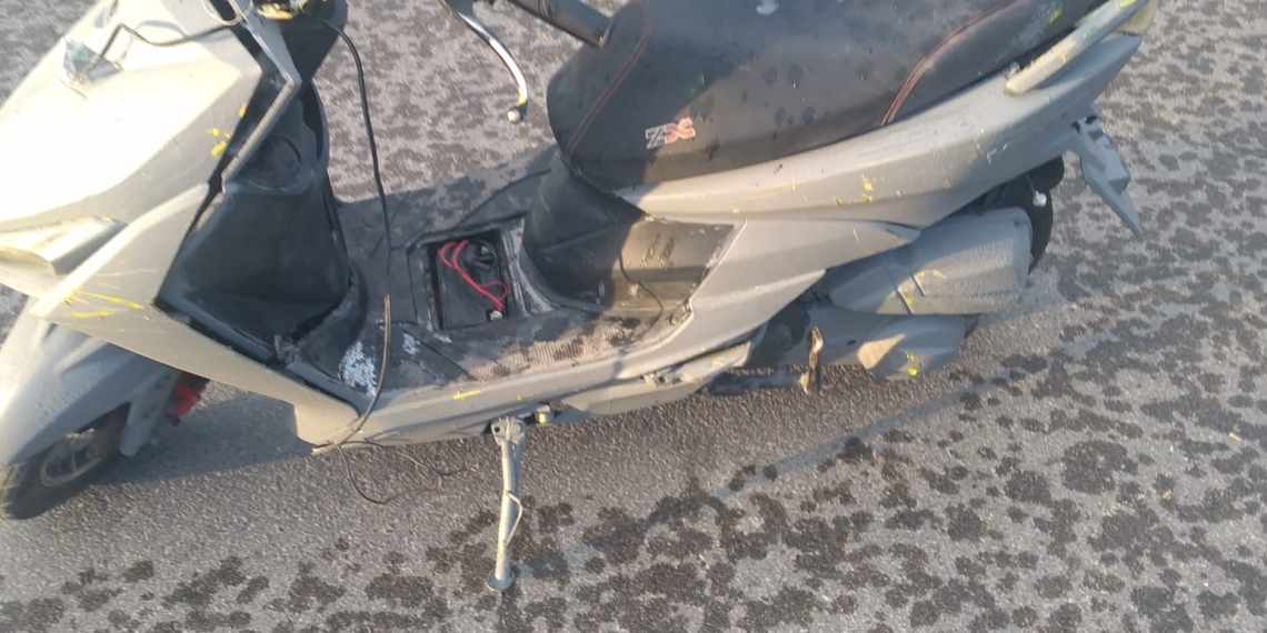 Lo detienen con motocicleta robada