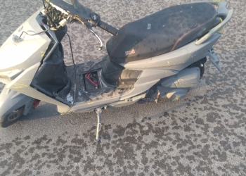 Lo detienen con motocicleta robada