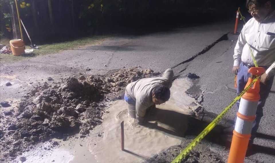 Dejarán si agua a 50 colonias por reparación de Línea