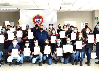 Entrega CTM 170 promociones a trabajadores de Lear planta 4
