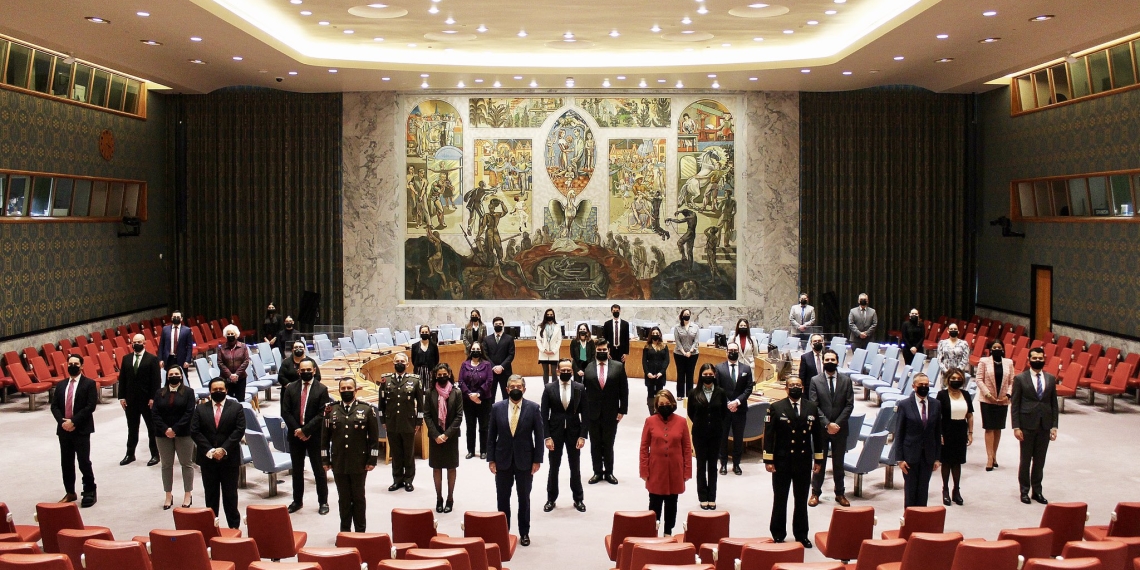 México asume presidencia del Consejo de Seguridad de la ONU