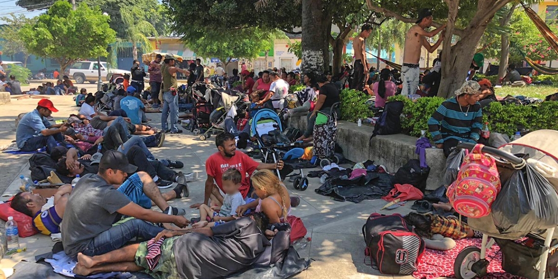 800 integrantes de caravana migrante solicitan residencia permanente en México