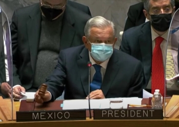 AMLO ofrece su discurso contra la corrupción ante la ONU