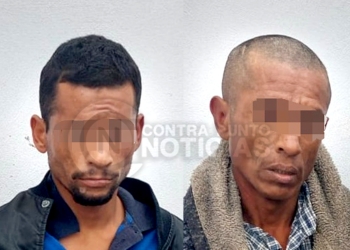 Detienen a dos con vehículo robado