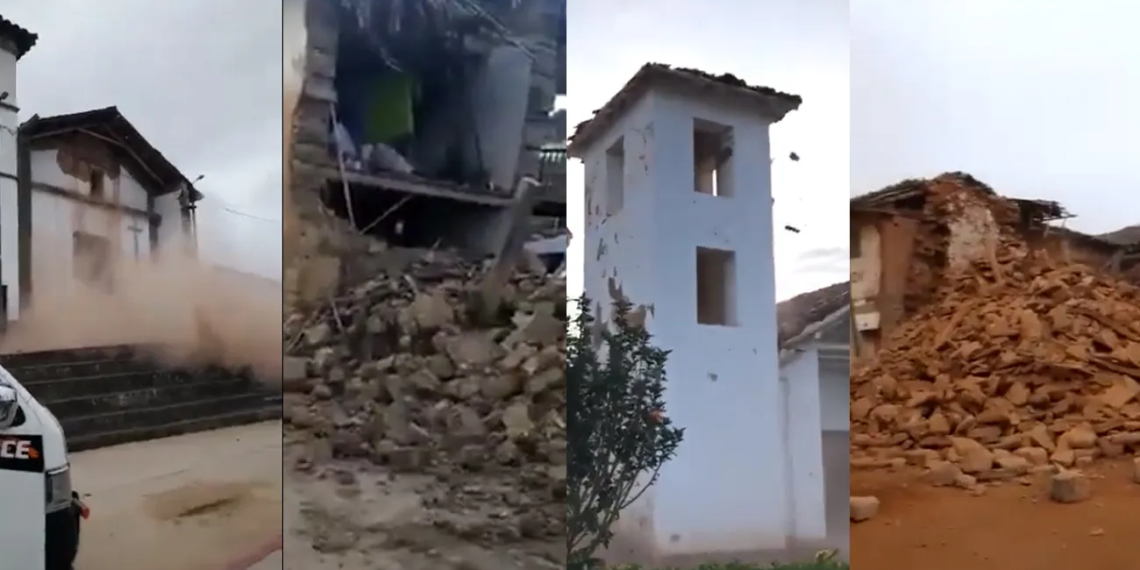 Se registra sismo de 7.5 en Perú; deja 2 heridos y 40 damnificados