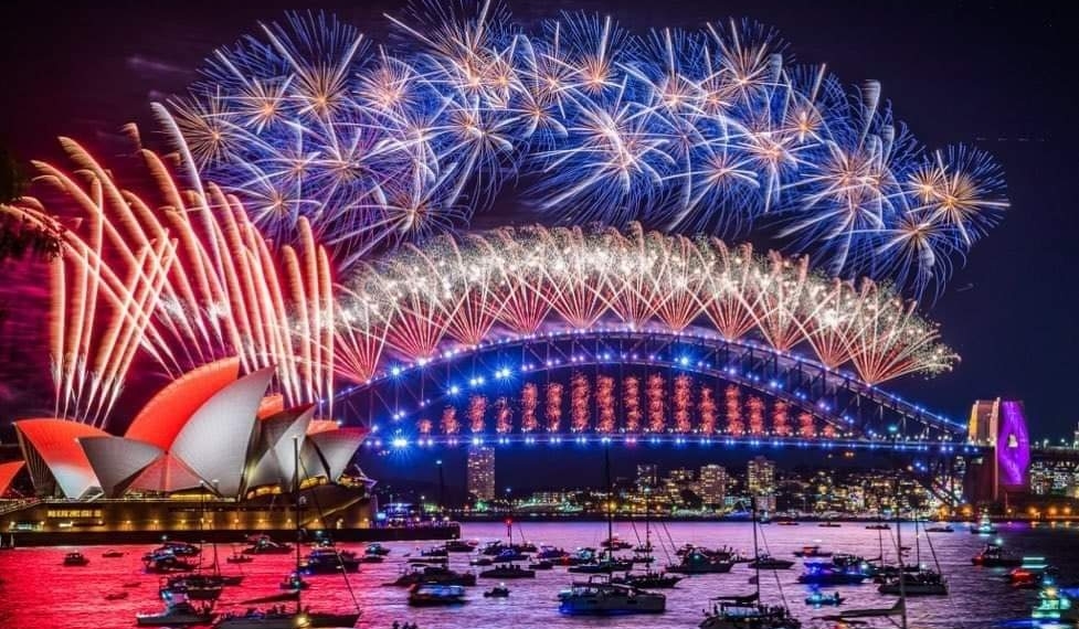 Australia y Nueva Zelanda festejaron el inicio del Año Nuevo 2022