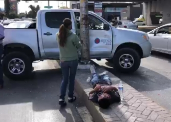 Atropellado en el bulevar