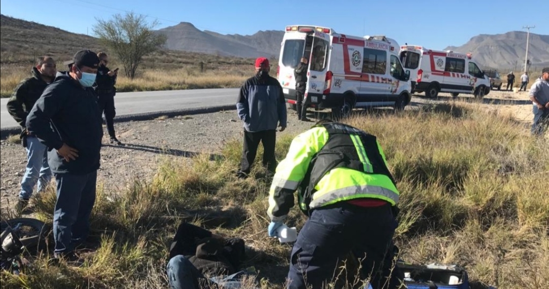 Graves tras accidente en motocicleta