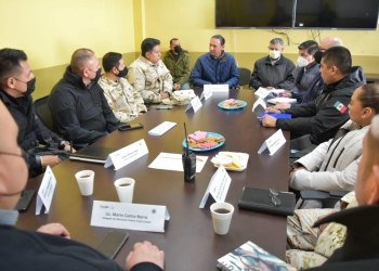 Sostienen reunión de seguridad para garantizar la seguridad en Acuña