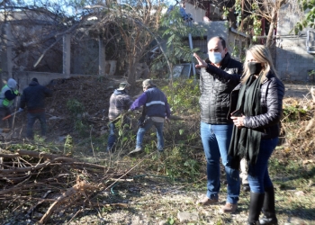 Supervisa alcaldesa limpieza y mantenimiento de arroyos