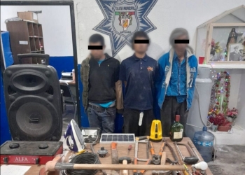 Capturan a ladrones en Arteaga