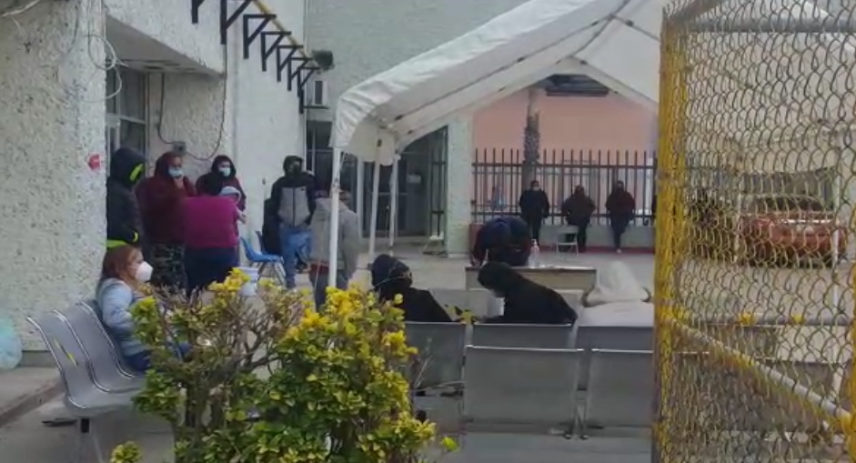Saturan módulo del COVID-19 en el IMSS