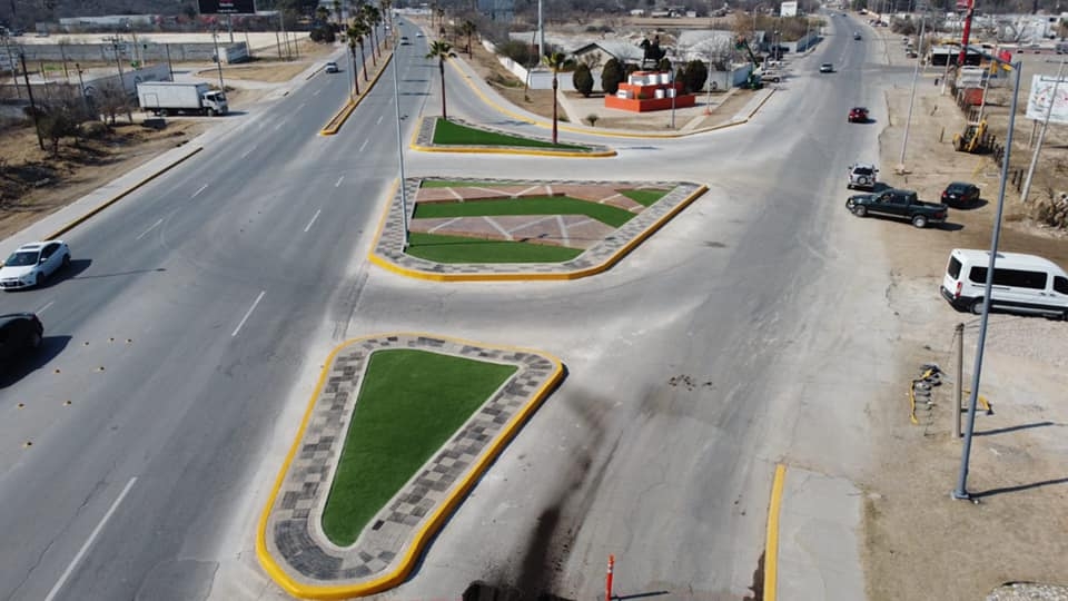 Continúan realizando trabajos de embellecimiento de Acuña