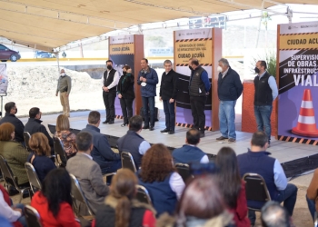 Supervisan avance de obras