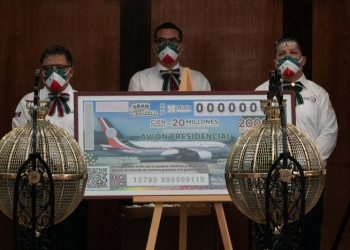 INAI ordena a Lotería Nacional revelar información sobre sorteo de avión presidencial