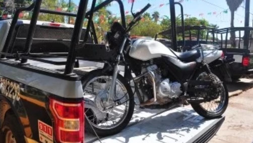 Reportan el robo de dos motocicletas, una es recuperada