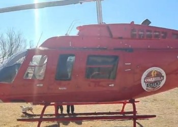 Vuela helicóptero en colonias de Piedras Negras