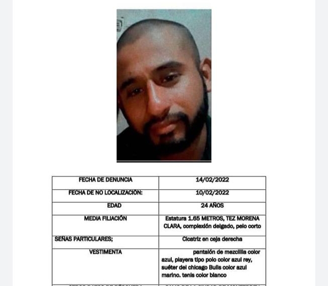 Sale de Monterrey y desaparece en Piedras Negras