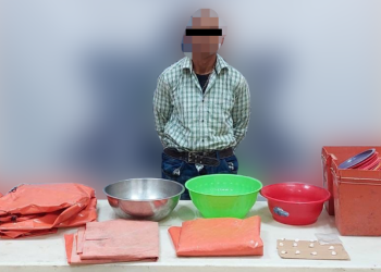Bajo investigación ladrón detenido con droga