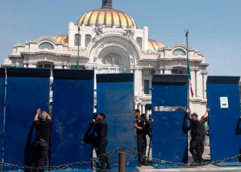 Previo al Día de la Mujer, protegen inmuebles del Centro Histórico