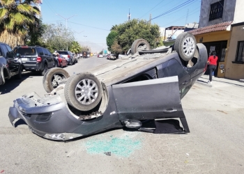 Volcadura en Mirasierra